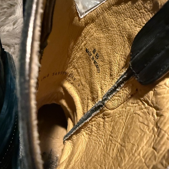 Women's Black and Blue Western Boots - Picture 4 of 5